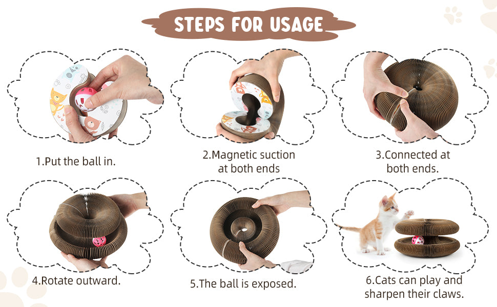 Magic Organ Cat Scratcher 0 Pad & Paw