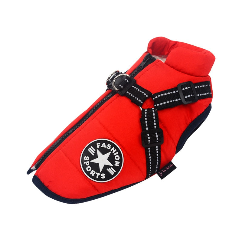 Weatherproof Winter Dog Coat 0 Pad & Paw Red S