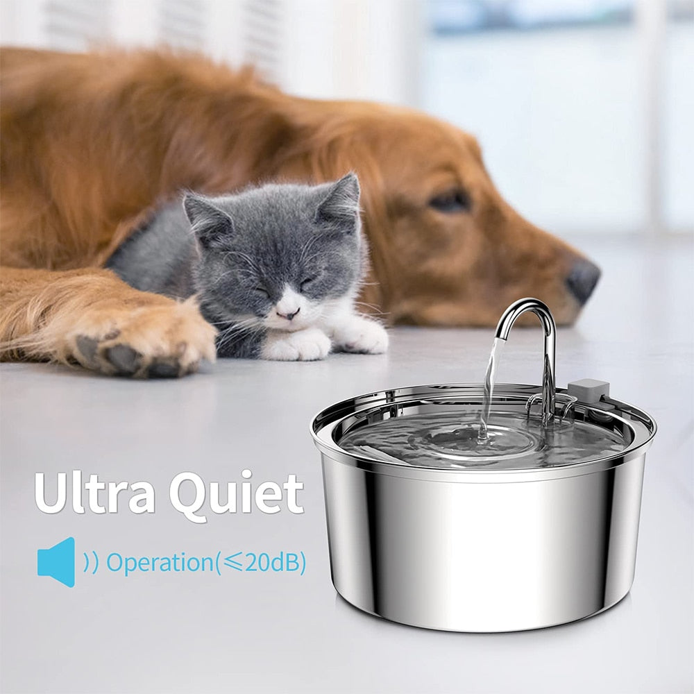 Automatic Cat Water Fountain 0 Pad & Paw