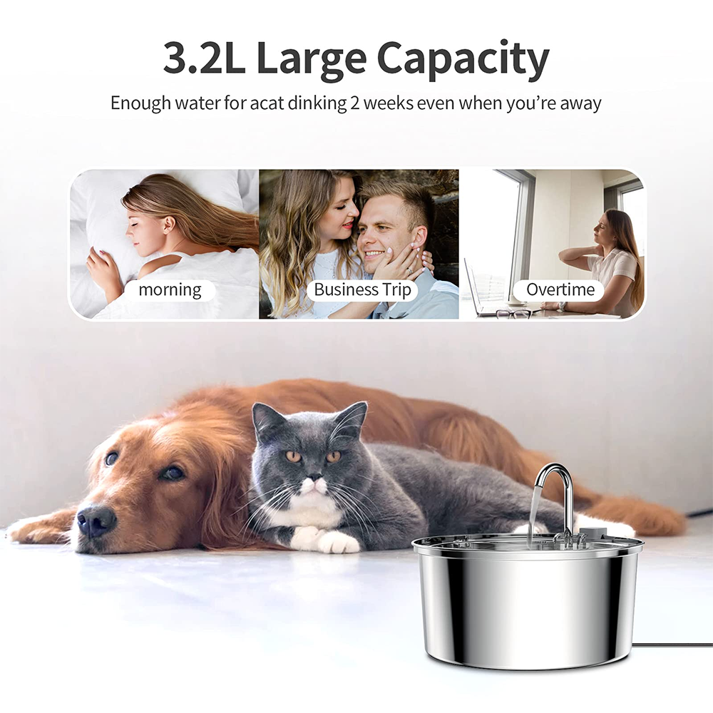 Automatic Cat Water Fountain 0 Pad & Paw