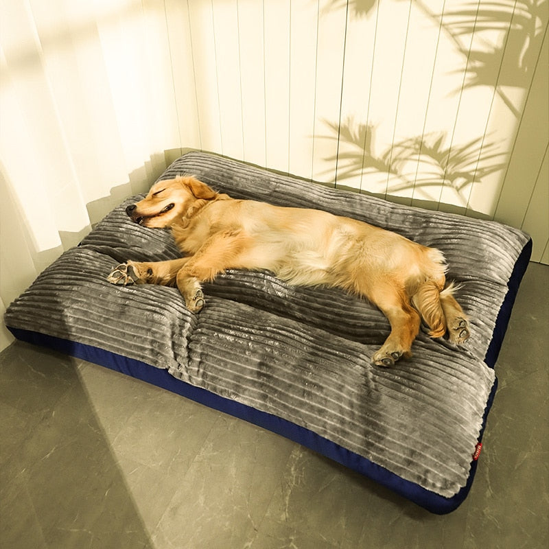 All-Season Dog Bed Pad & Paw Gray 60x50cm / 24”x20“
