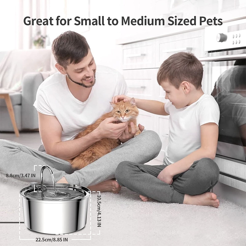 Automatic Cat Water Fountain 0 Pad & Paw