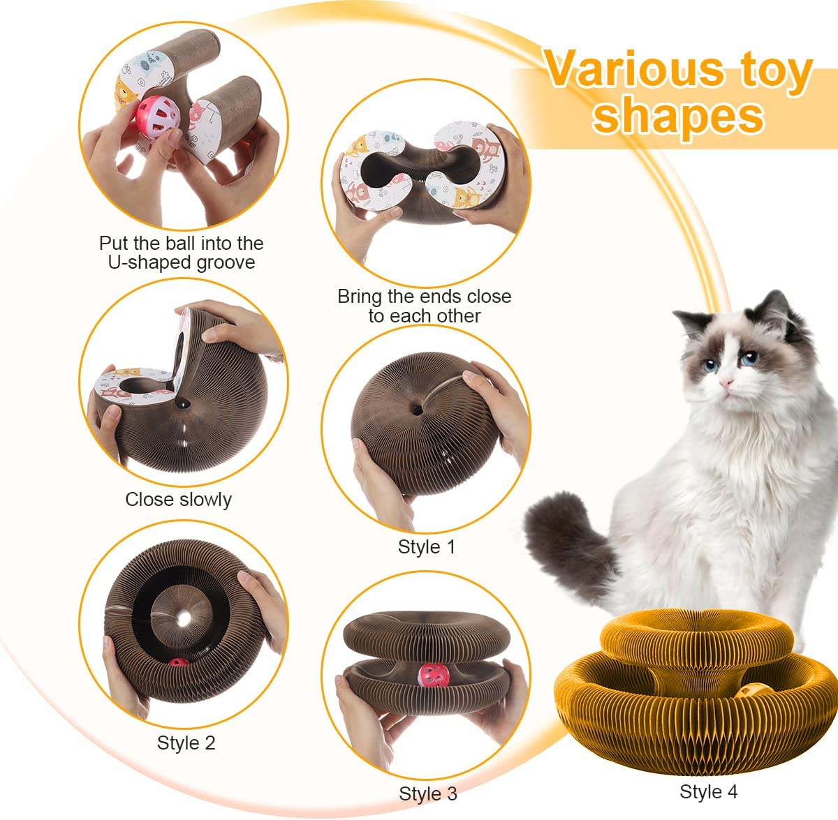 Magic Organ Cat Scratcher 0 Pad & Paw
