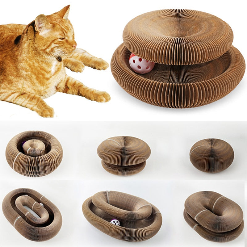 Magic Organ Cat Scratcher 0 Pad & Paw 9.5" x 9.5" x 4" / 24 x 24 x 10 cm