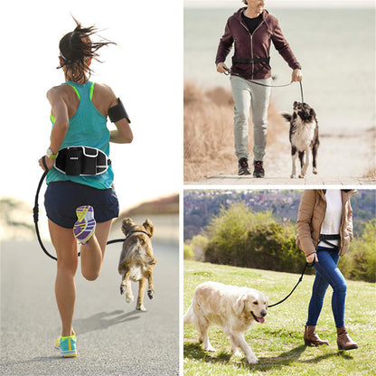 Hands-Free Jogging Leash with Pockets 0 Pad & Paw   