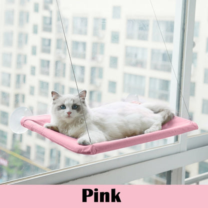 Window Cat Perch with Mat 0 Pad & Paw Pink Cat Perch with Mat A 