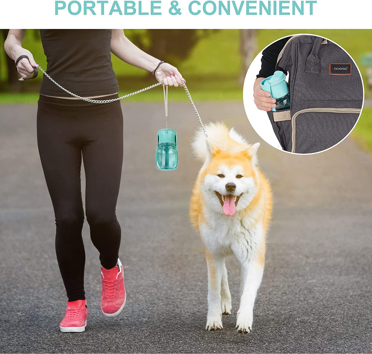 Foldable Dog Outdoor Water Bottle 0 Pad & Paw   