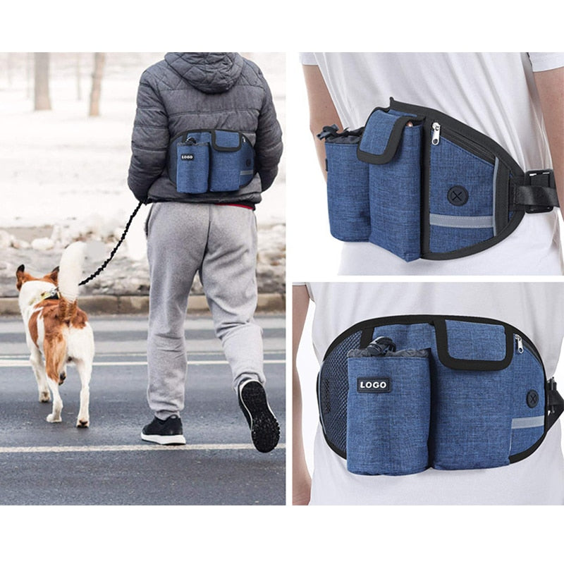 Hands-Free Jogging Leash with Pockets 0 Pad & Paw   