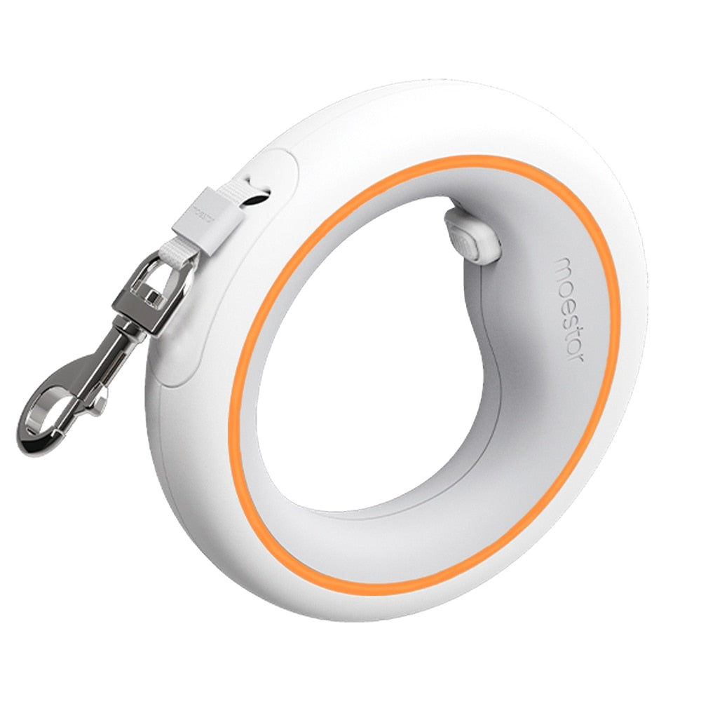 Hands-Free UFO-Shaped Dog Leash - 3m 0 Pad & Paw Orange  