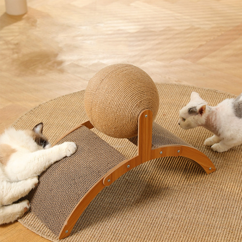 Stylish Cat Scratching Ball 0 Pad & Paw   