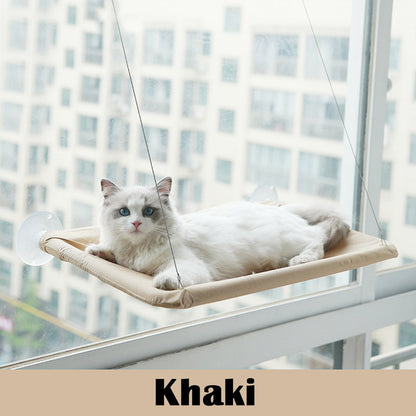 Window Cat Perch with Mat 0 Pad & Paw Khaki Cat Perch with Mat A 