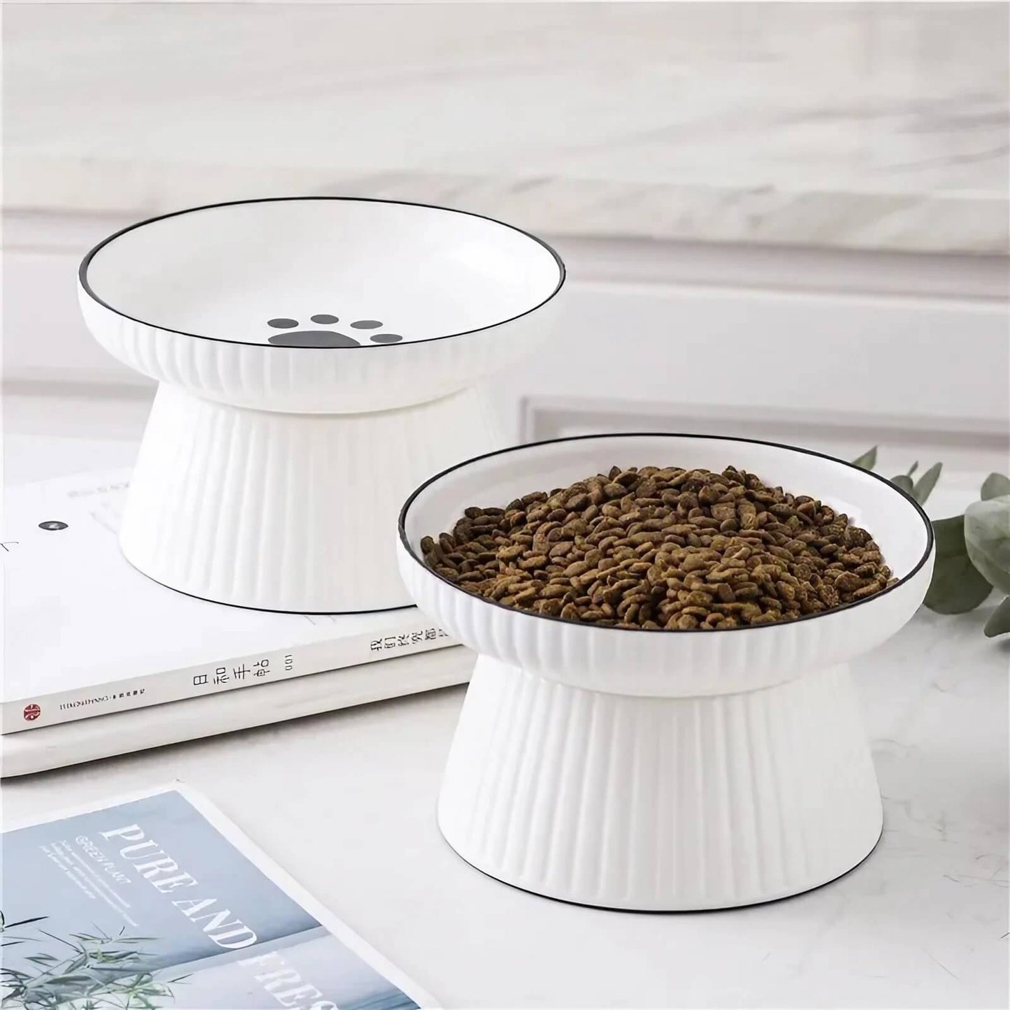 Elevated Chic Ceramic Pet Bowl 0 Pad & Paw   