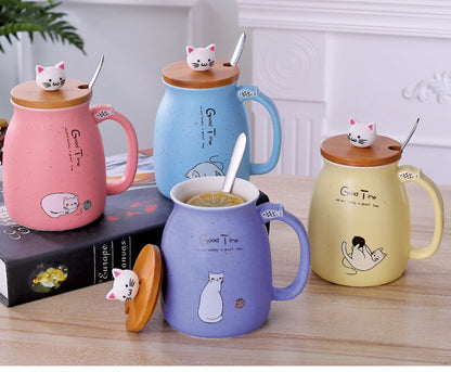 Enchanting Cat-Themed Mug 0 Pad & Paw   