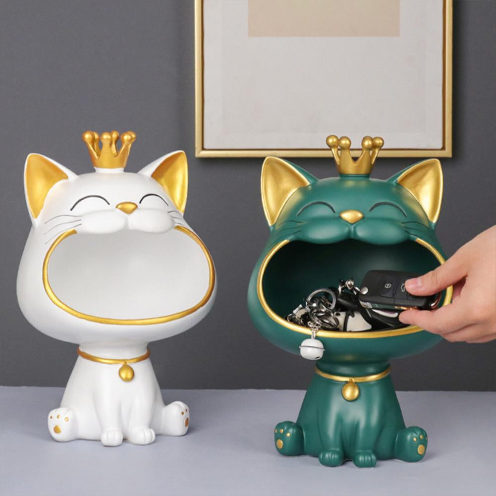 Laughing Cat Storage Statue 0 Pad & Paw   